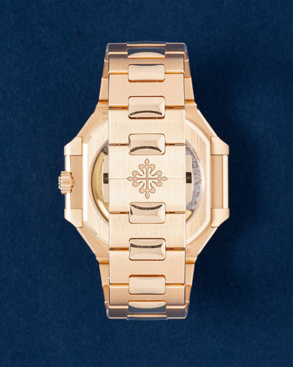 Chocolate dial Patek Philippe Cubitus 7128/1R-001 | Grand Caliber Watches TX