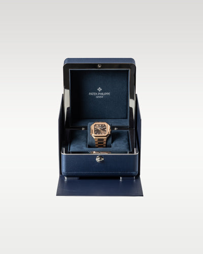Chocolate dial Patek Philippe Cubitus 7128/1R-001 | Grand Caliber Watches TX
