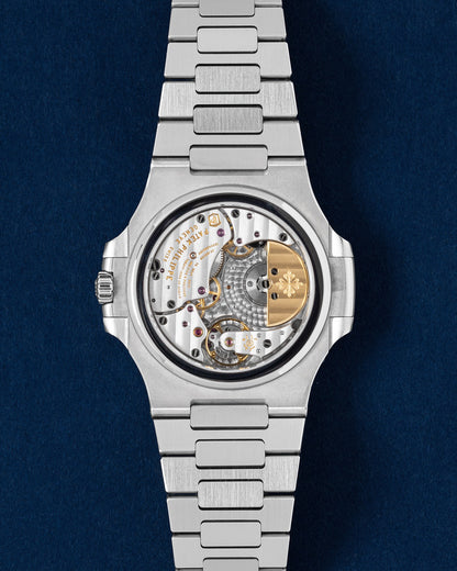 blue dial Patek Philippe Nautilus 5712/1A-001 | Grand Caliber Watches Dallas