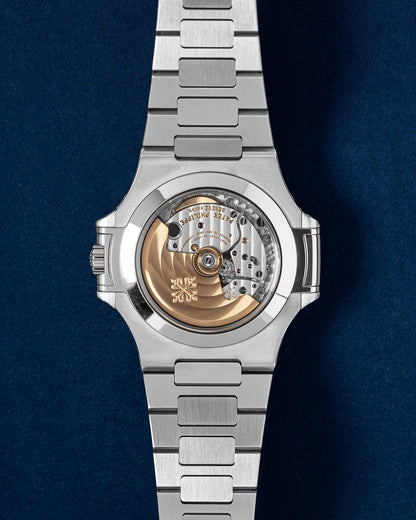 blue dial Patek Philippe Nautilus 5726/1A-014 | Grand Caliber Mens Watches