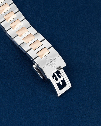 Steel & Rose Gold Patek Philippe Nautilus 5980/1AR-001 | Grand Caliber Watches