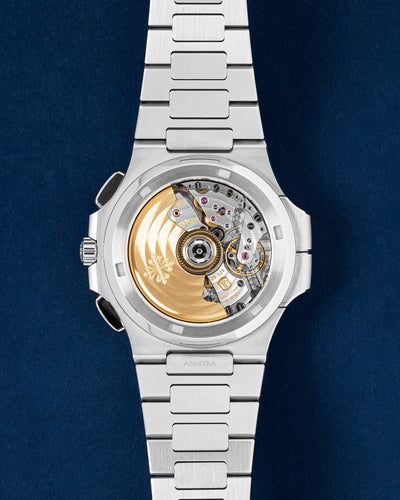 New Patek Philippe Nautilus Travel Time Chrono 5990/1A-011 | Grand Caliber