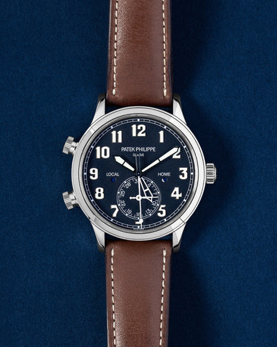 White Gold Patek Philippe Pilot Travel Time 5524G-001 | Grand Caliber TX