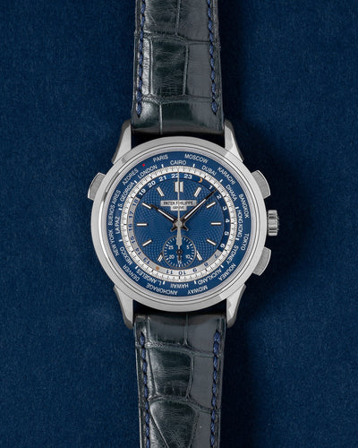 Patek Philippe World Time Chronograph 5930G-001 | Grand Caliber Watches