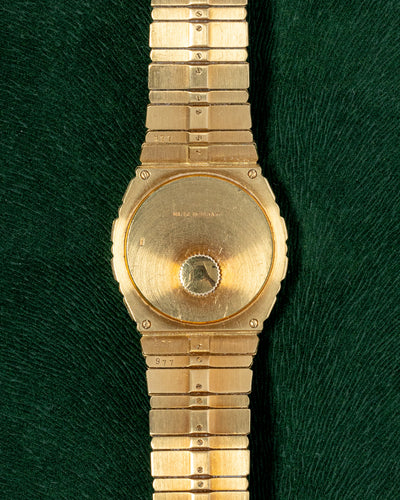 30mm Yellow Gold Piaget Polo 791C701 1980 Vintage Watch at Grand Caliber