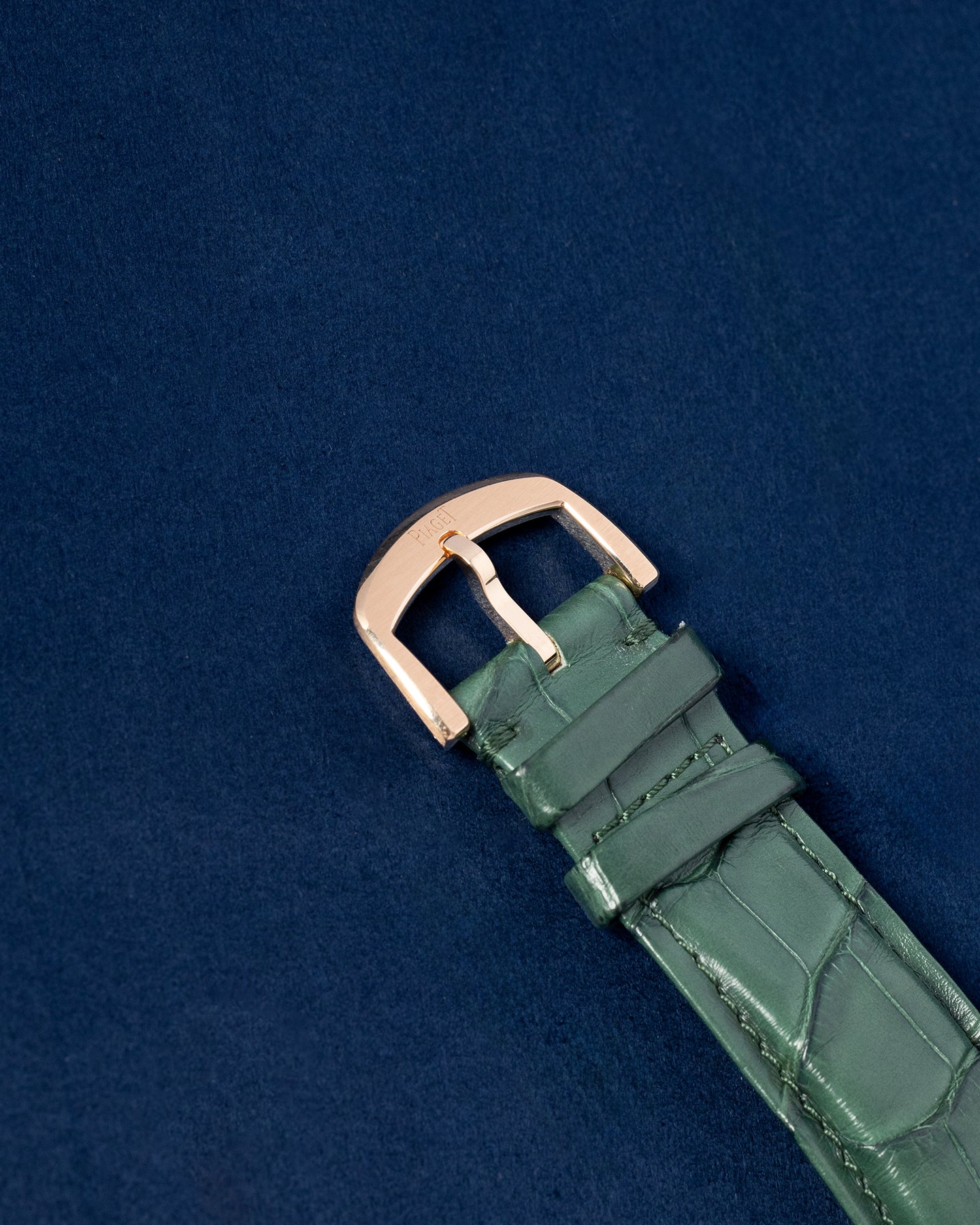 Polo Date G0A47010 Green Rose Gold Piaget Watch | Grand Caliber Dallas