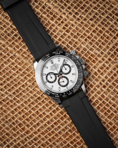Quick Release Rubber Strap in Black