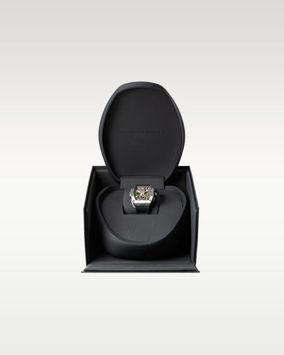 Preowned 2020 Richard Mille RM 11-02 Flyback Chronograph GMT RM011-02 complete full set presentation with its original dark grey luxury watch box