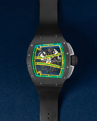 50.23mm Tzp-N Richard Mille Yohan Blake 61-01 Skeleton Dial Watch | Grand Caliber