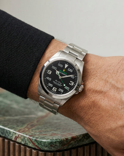 Rolex Air King Automatic Black Dial 126900 | Grand Caliber Watches