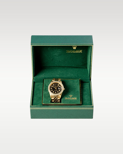 Aftermarket Diamond Vintage Rolex Date 34 15238 | Grand Caliber Dallas, Texas