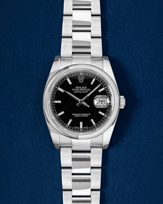 Rolex Datejust Black Dial 116200