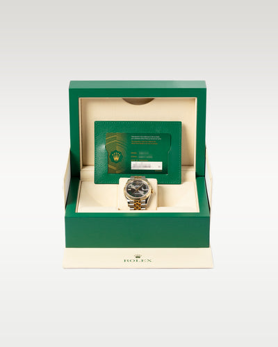 2022 Yellow Rolesor Rolex Datejust Wimbledon 126233 Watch | Grand Caliber