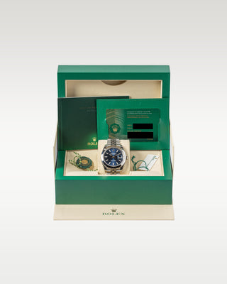 Rolex Datejust Blue Dial Jubilee Strap 126300