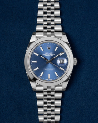 Rolex Datejust Blue Dial Jubilee Strap 126300