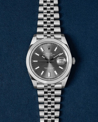 Rolex Datejust Slate Dial Jubilee Bracelet 126300