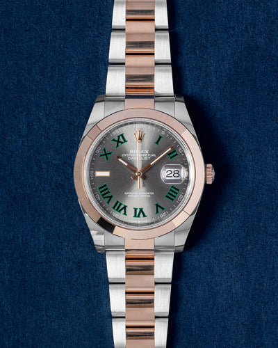 Rolex Datejust 126301 Slate Wimbledon Dial Watch | Grand Caliber Dallas