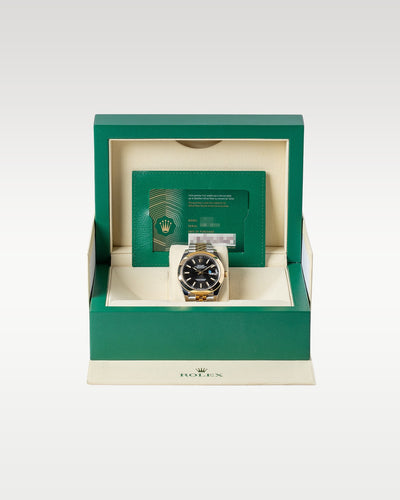 Black Index Rolex Datejust 41 126303 | Grand Caliber Watches Texas
