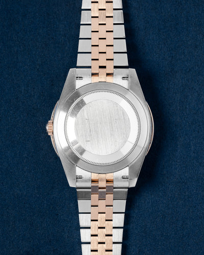 Rolex Datejust Chocolate Dial Aftermarket Diamond Bezel 126331 on Jubilee Strap 