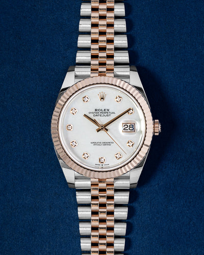 Everose Rolesor 41mm Rolex Datejust 126331 MOP Dial Watch at Grand Caliber