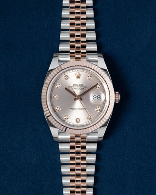 Two Tone Rose Gold Rolex Datejust 126331 Sundust Diamond Unworn Watch | Grand Caliber