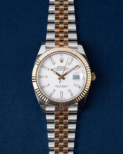 Rolex Datejust White Dial Jubilee Strap 126333