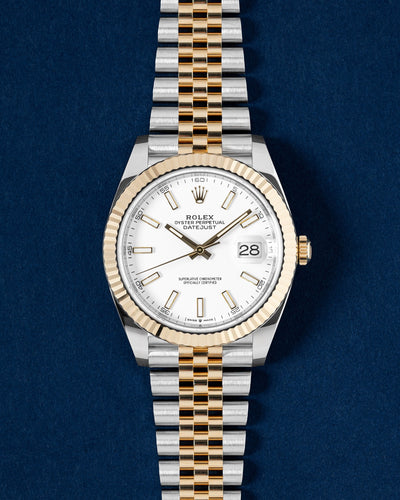 2025 White Index Rolex Datejust 126333 | Grand Caliber Dallas