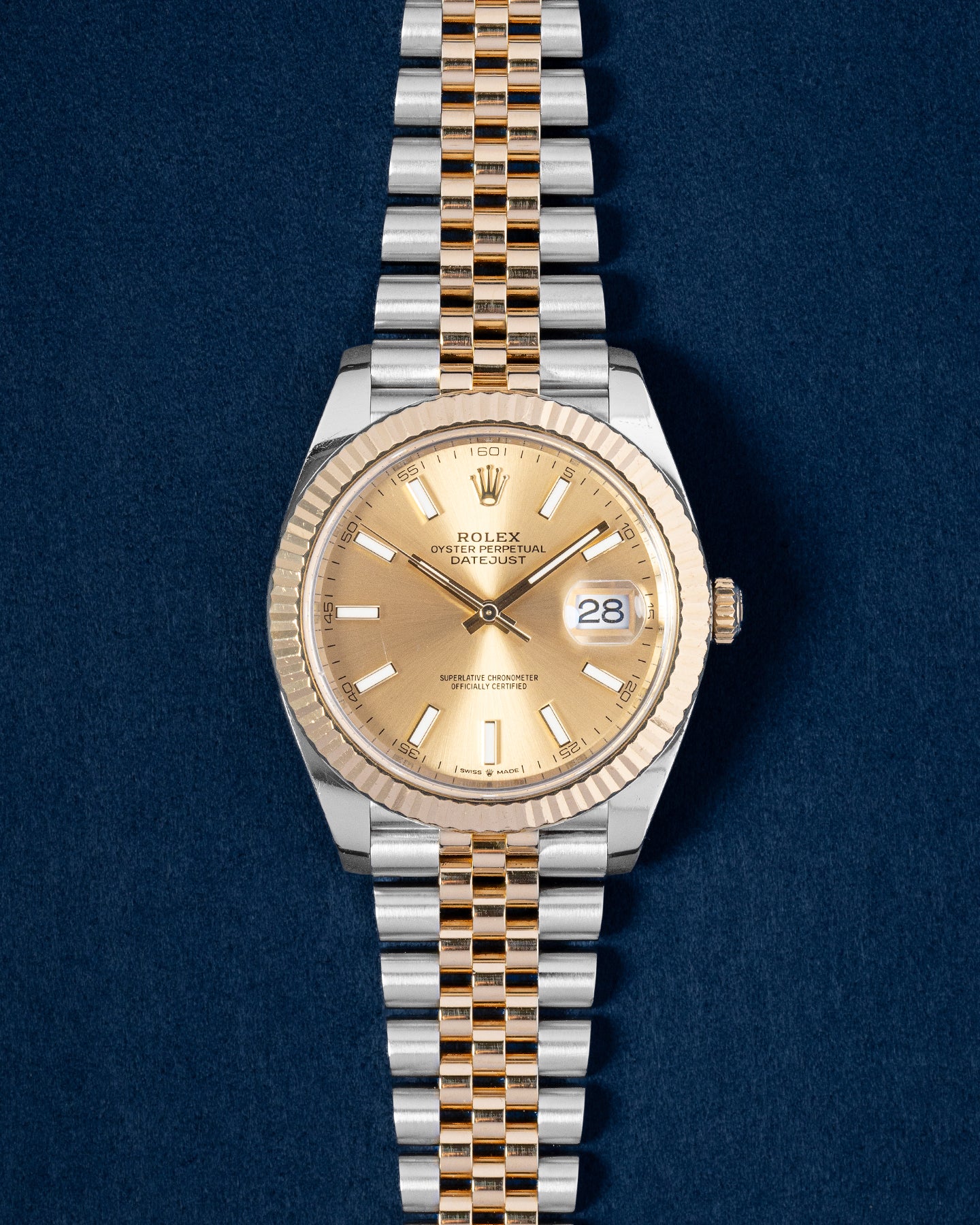 Rolex Datejust 126333 Champagne Dial Yellow Rolesor Watch | Grand Caliber Dallas