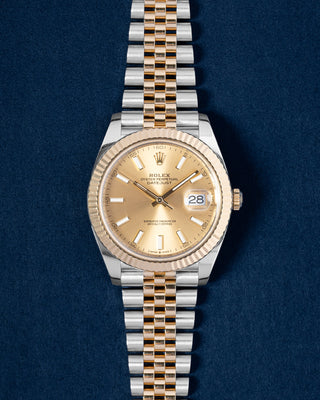 Rolex Datejust 126333 Champagne Dial Yellow Rolesor Watch | Grand Caliber Dallas