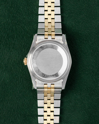 Rolex Datejust White Dial 16030 Two Tone Yellow Gold