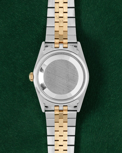 Black Tapestry Dial Rolex Datejust 36 16233 | Grand Caliber USA