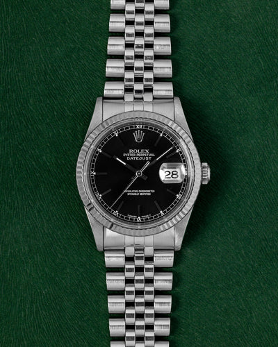 Steel Black Rolex Datejust 16234 | Grand Caliber Dallas, Texas