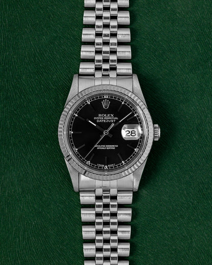 Steel Black Rolex Datejust 16234 | Grand Caliber Dallas, Texas