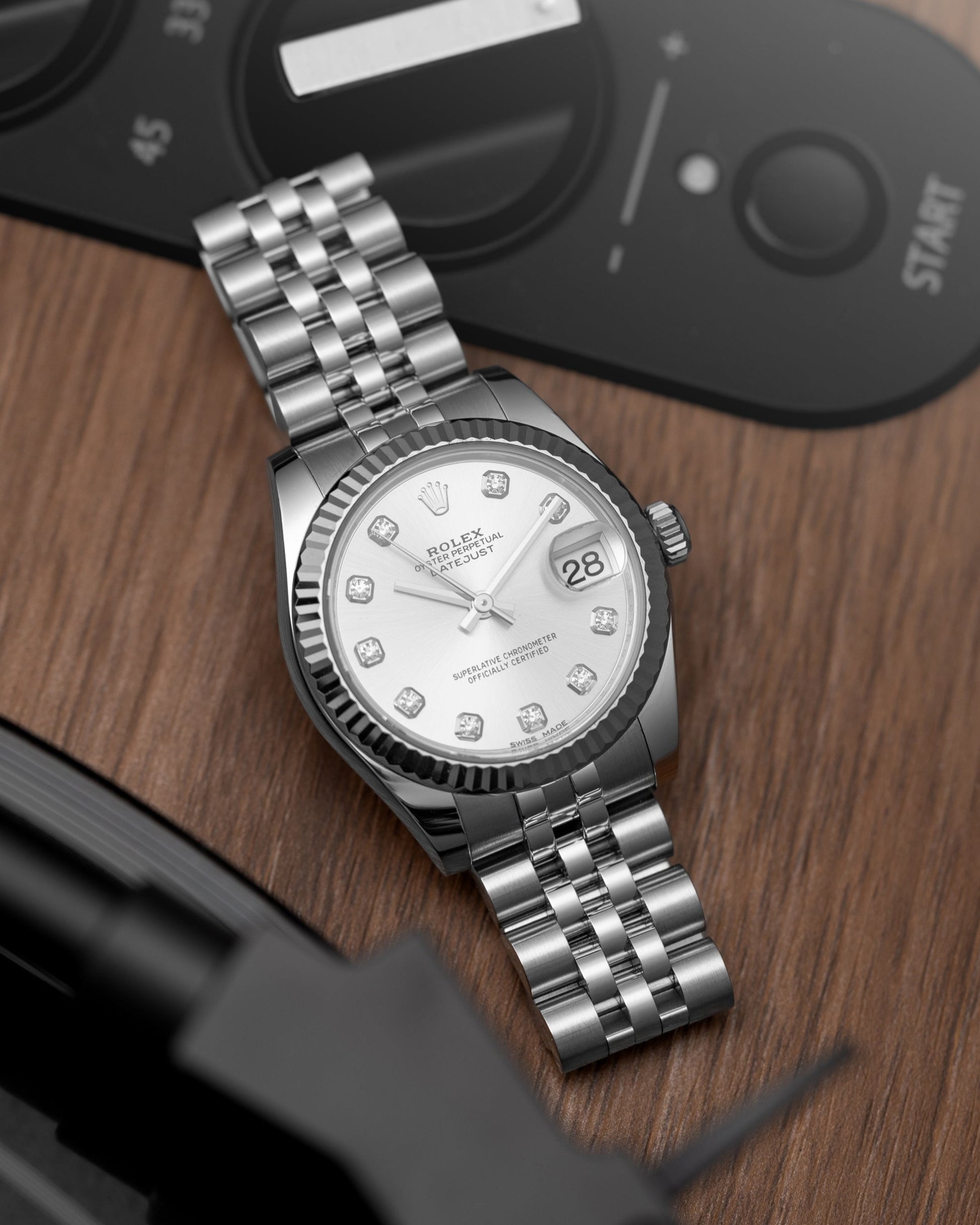 Silver Diamond Rolex Datejust 31 178274 | Grand Caliber Dallas, TX
