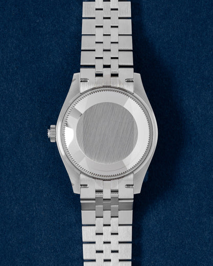 Blue Floral Dial Diamond Bezel Rolex Datejust 278384RBR | Grand Caliber USA