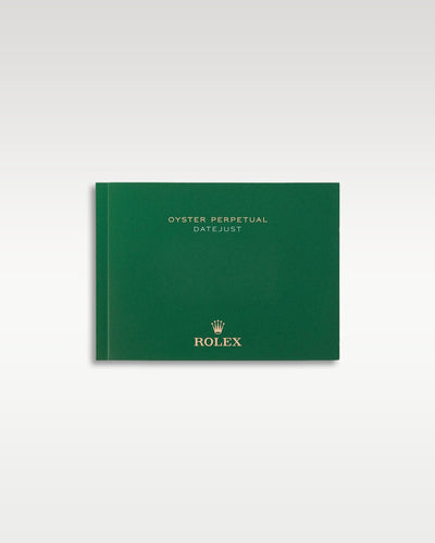 Official green Rolex Oyster Perpetual Datejust owners operating instruction manual booklet