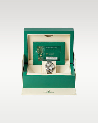 Womens Silver Diamond Rolex Datejust 31 278344RBR | Grand Caliber Watches