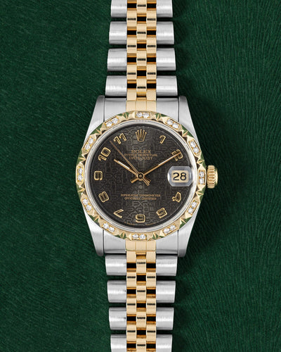 Anniversary Arabic Dial Rolex Datejust 31 68273 | Grand Caliber Watches
