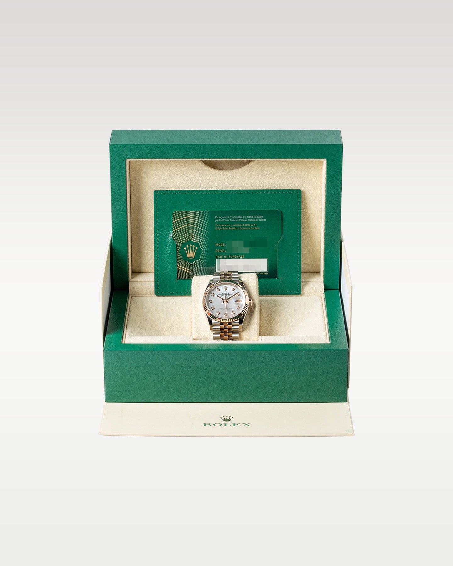 Rolex Datejust 36 Mother of Pearl Diamond 126231 – Grand Caliber