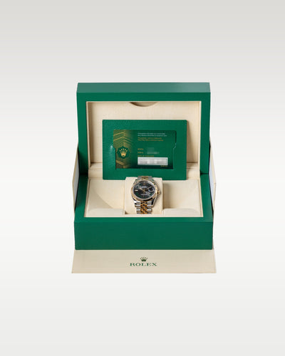 Two Tone Wimbledon Rolex Datejust 36 126233 | Grand Caliber Watches TX
