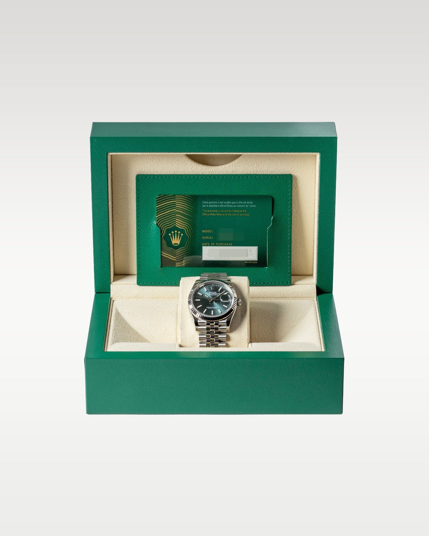 Mint Green Rolex Datejust 36 126234 | Grand Caliber Dallas Texas