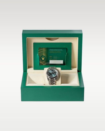 Mint Green Rolex Datejust 36 126234 | Grand Caliber Dallas Texas