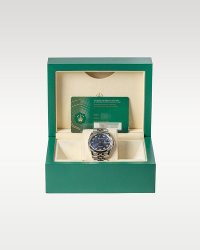 blue jubilee diamond dial Rolex Datejust 36 126234 | Grand Caliber TX