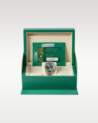 Mint Green New Rolex Datejust 36 126234 | Grand Caliber Watches Dallas