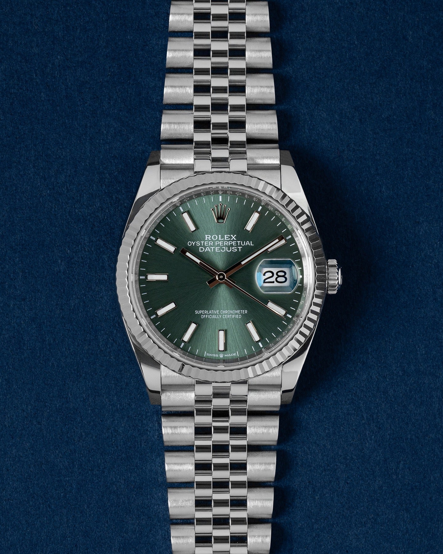 Mint Green Rolex Datejust 36 126234 | Grand Caliber USA