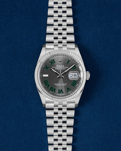 Wimbledon 2026 Rolex Datejust 36 126234 | Grand Caliber Watches Dallas