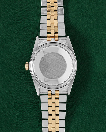 1981 Rolex Datejust 36 Champagne Stick Dial 16013 | Grand Caliber Watches