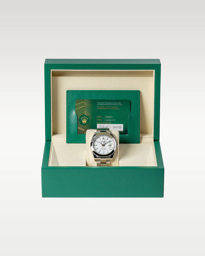 White Index Dial Rolex Datejust 41 126300 | Grand Caliber Dallas
