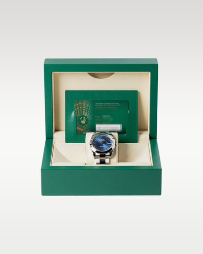 blue Roman dial Rolex Datejust 126300 | Grand Caliber 41mm Mens Watches Dallas