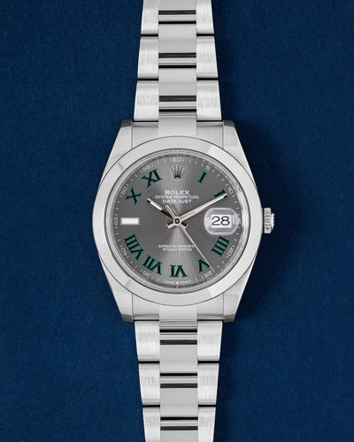 2025 Wimbledon Rolex Datejust 41 126300 | Grand Caliber Dress Watches USA